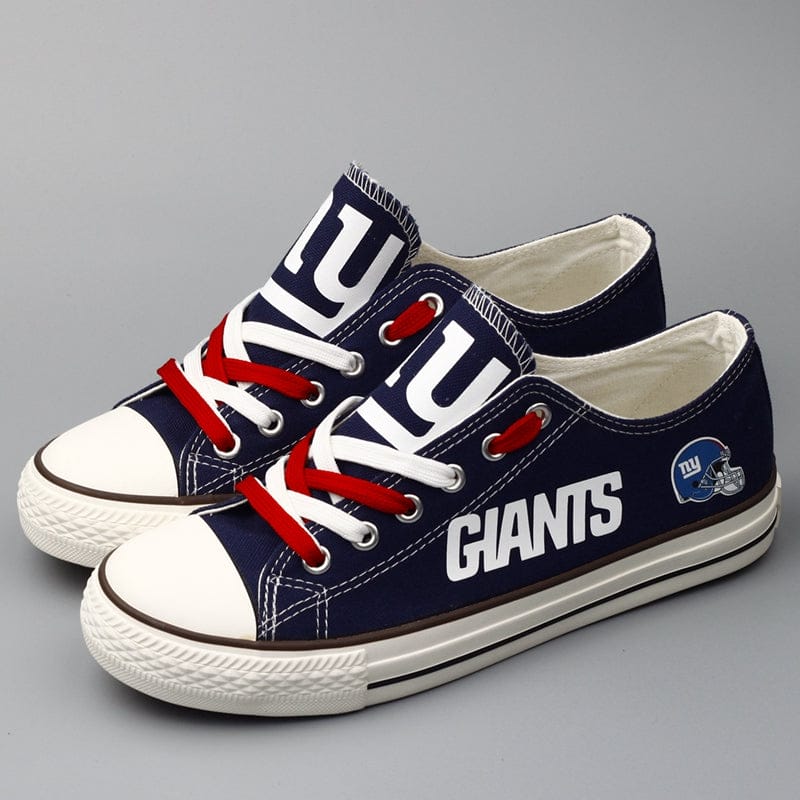New York Giants Low Top Canvas Sport Sneakers Shoes For Men Women Fans - Image 5