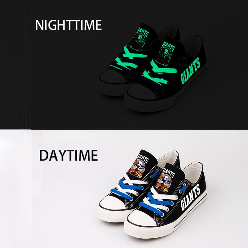 New York Giants Low Top Canvas Sport Sneakers Shoes For Men Women Fans - Image 2