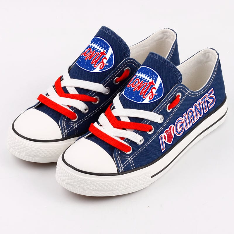 New York Giants Low Top Canvas Sport Sneakers Shoes For Men Women Fans - Image 10