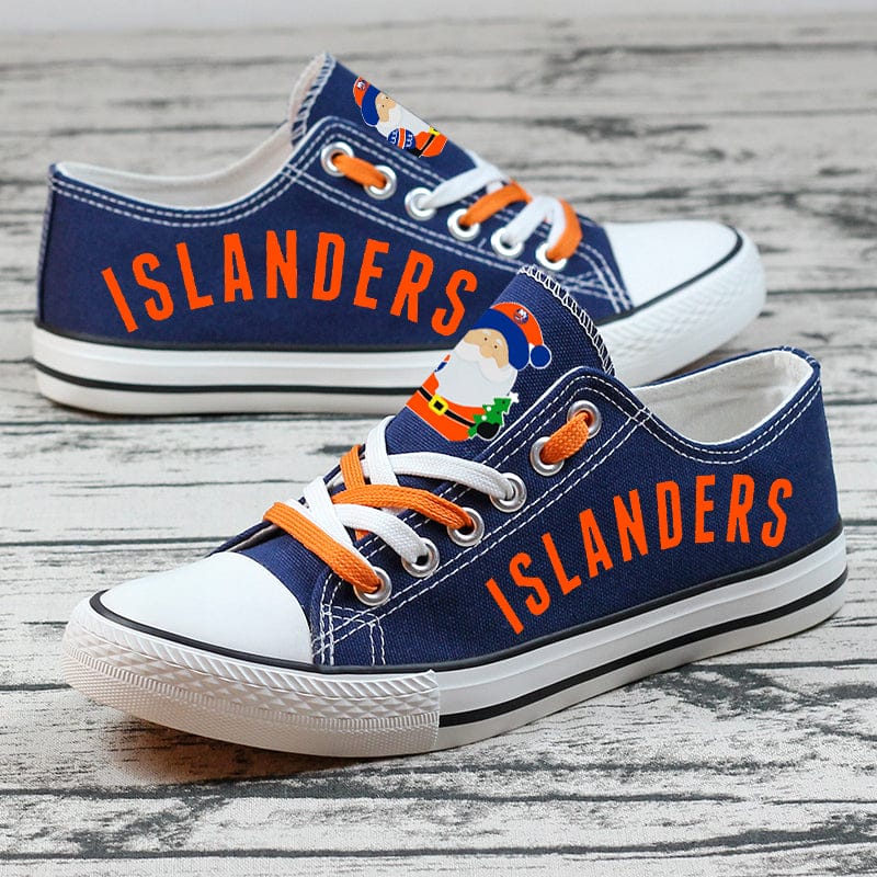 New York Islanders Low Top Canvas Sport Sneakers Shoes For Men Women Fans - Image 4