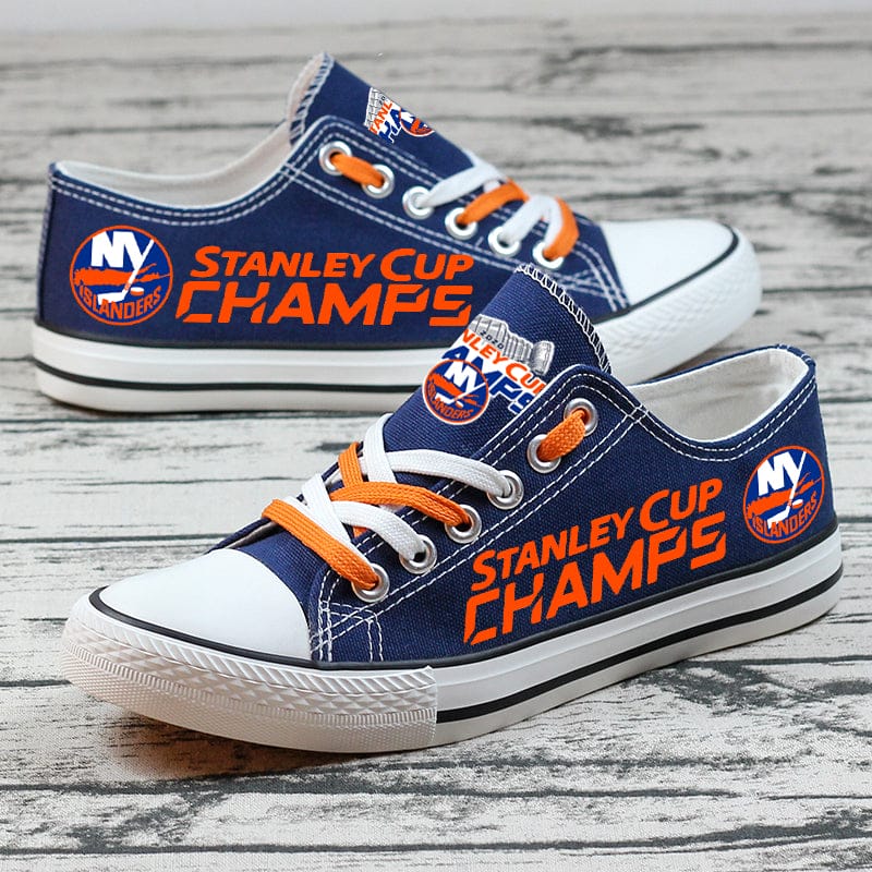 New York Islanders Low Top Canvas Sport Sneakers Shoes For Men Women Fans - Image 7