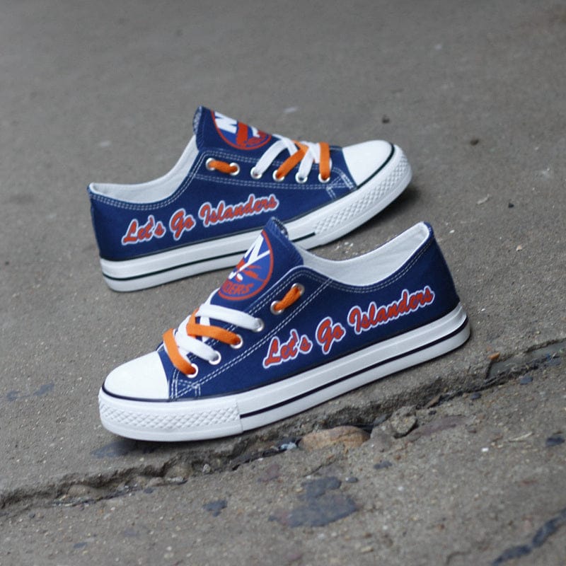 New York Islanders Low Top Canvas Sport Sneakers Shoes For Men Women Fans - Image 8