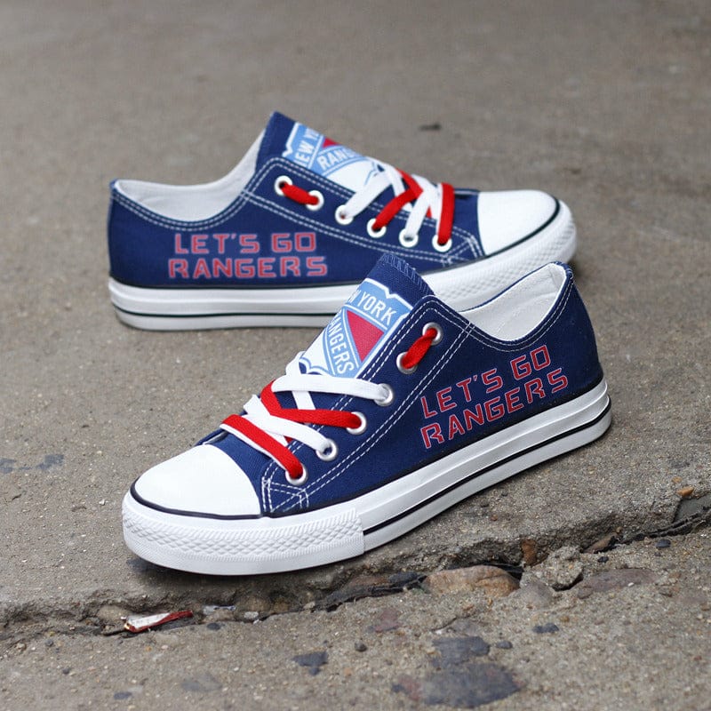 New York Rangers Low Top Canvas Sport Sneakers Shoes For Men Women Fans - Image 4