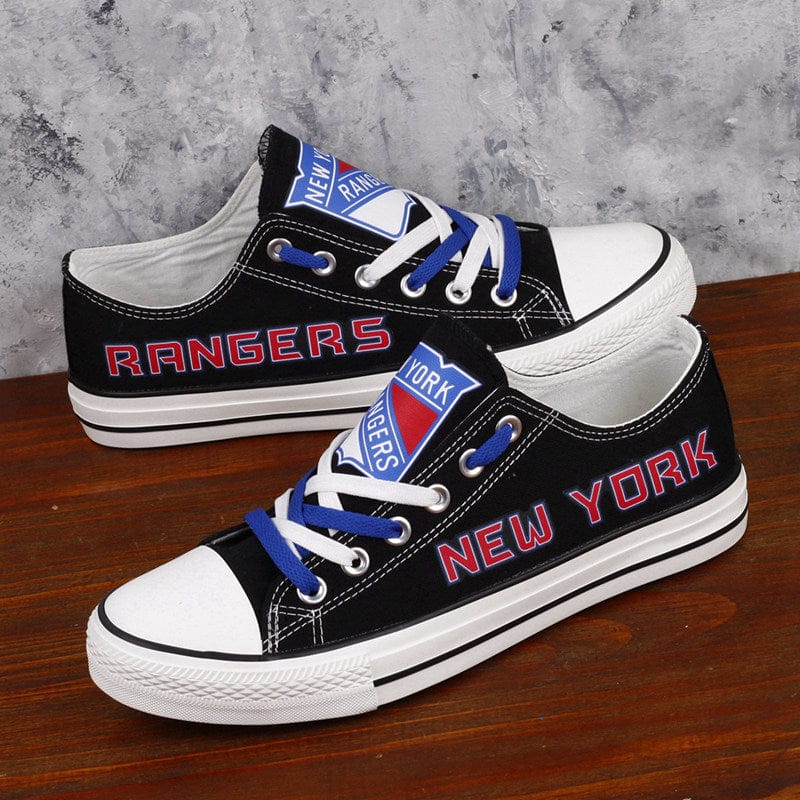 New York Rangers Low Top Canvas Sport Sneakers Shoes For Men Women Fans - Image 5