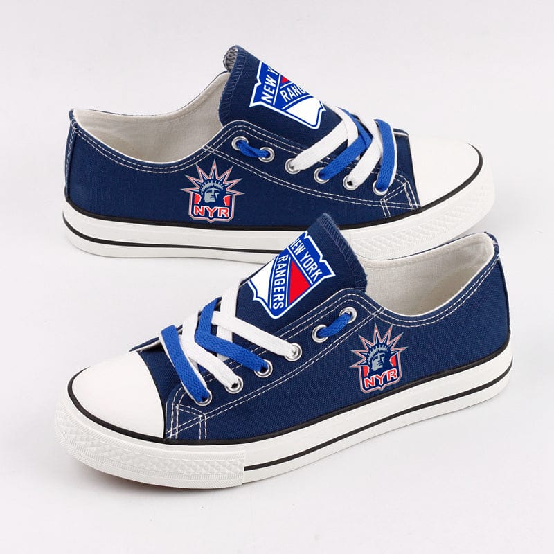 New York Rangers Low Top Canvas Sport Sneakers Shoes For Men Women Fans - Image 7