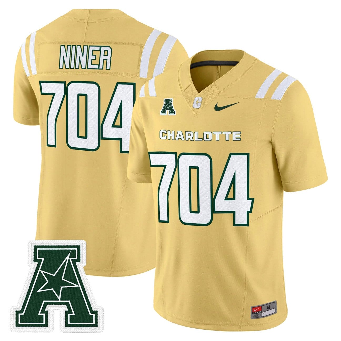 Niner Jersey #704 Charlotte 49ers 2025 Vapor Limited Stitched - Image 3