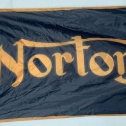 Norton Motorcycle Black Flag 3X5 Ft Polyester Banner USA 90x150cm