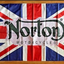 Norton Motorcycle Flag 3X5 Ft Polyester Banner USA 90x150cm