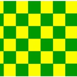 Norwich City Check Football Club Flag 3x5ft Banner Polyester