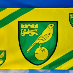 Norwich City Football Club Flag 3x5ft Banner Polyester