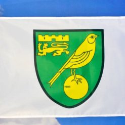 Norwich City Football Club Flag White 3x5ft Banner Polyester