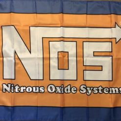 Nos Flag Nitrous Oxide Systems Banner Drag Racing Car 3X5 Ft Polyester Banner USA 90x150cm