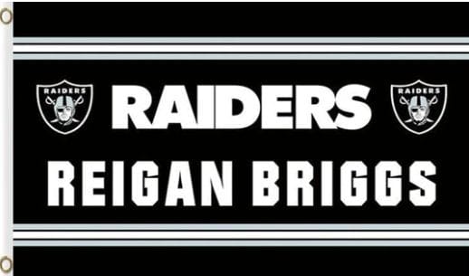 Oakland Raiders Club Logo Sports Flag 3X5 Ft Polyester Banner USA 90x150cm