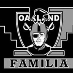 Oakland Raiders FAMILIA Flag 3X5 Ft Polyester Banner USA 90x150cm