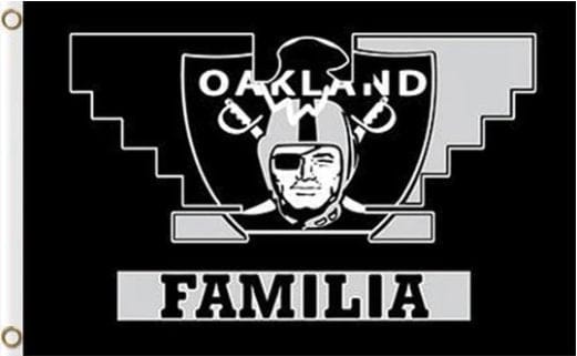 Oakland Raiders Familia Flag 3X5 Polyester Banner USA 90x150cm
