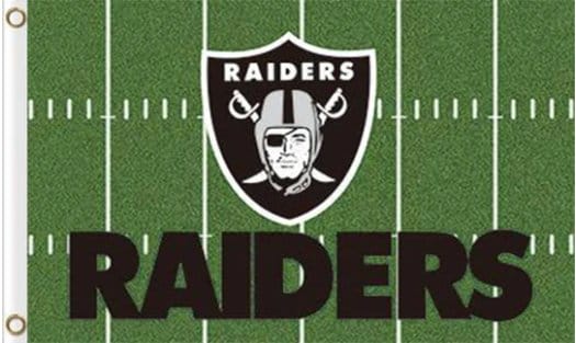 Oakland Raiders Green Flag 3X5 Ft Polyester Banner USA 90x150cm