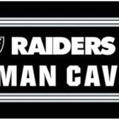 Oakland Raiders MAN CAVE Flag 3X5 Ft Polyester Banner USA 90x150cm