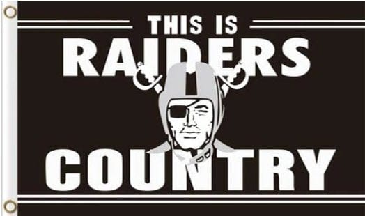 Oakland Raiders National Football Sport Club Flag 3X5 Ft Polyester Banner USA 90x150cm