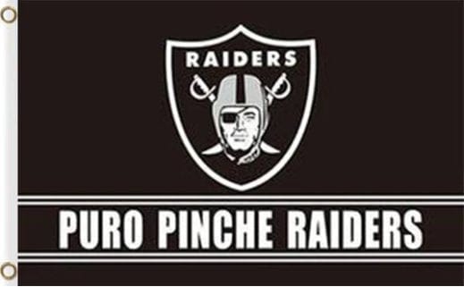 Oakland Raiders Puro Pinche Flag 3X5 Ft Polyester Banner USA 90x150cm
