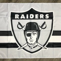 Oakland Raiders Retro Style Man-Cave Flag 3x5 ft Sports Banner Garage