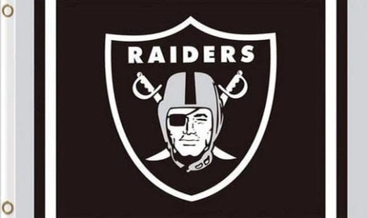 Oakland Raiders Team Flag 3X5 Ft Polyester Banner USA 90x150cm