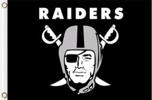 Oakland Raiders Team US Flag 3X5 Ft Polyester Banner USA 90x150cm