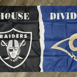 Oakland Raiders vs Los Angeles Rams Flag 3x5 ft Sports Banner Man-Cave New