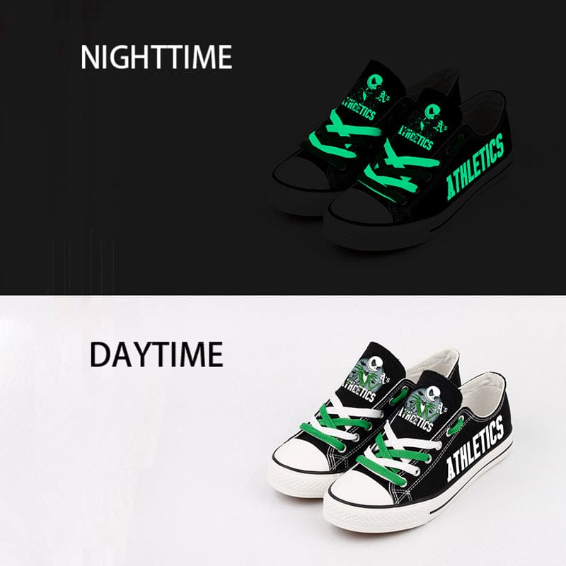 Oakland Athletics Limited Print Low Top Canvas Shoes Sport Sneakers For Men Women Fans - Image 5
