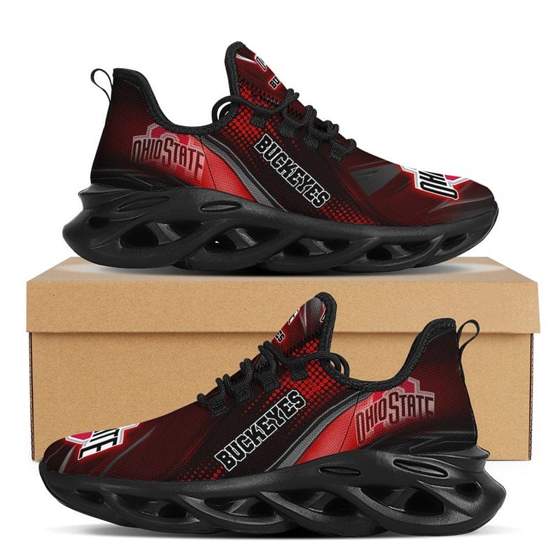 Alternative view of Ohio State Buckeyes NCAA Sneakers Shoes Elevate Your Every Step