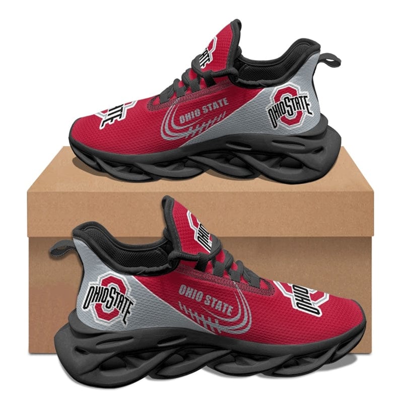 Alternative view of Ohio State Buckeyes V1 WK9 Sneaker Shoes For Men Women Fans