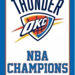 Oklahoma City Thunder Champions Flag 3X5Ft Polyester Banner USA Digital Print