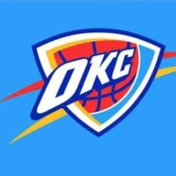 Oklahoma City Thunder Logo Flag 3X5Ft Polyester Banner USA Digital Print