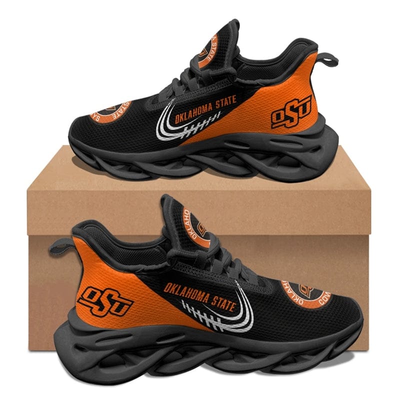 Alternative view of Oklahoma State Cowboys and Cowgirls V1 WK9 Sneaker Shoes For Men Women Fans