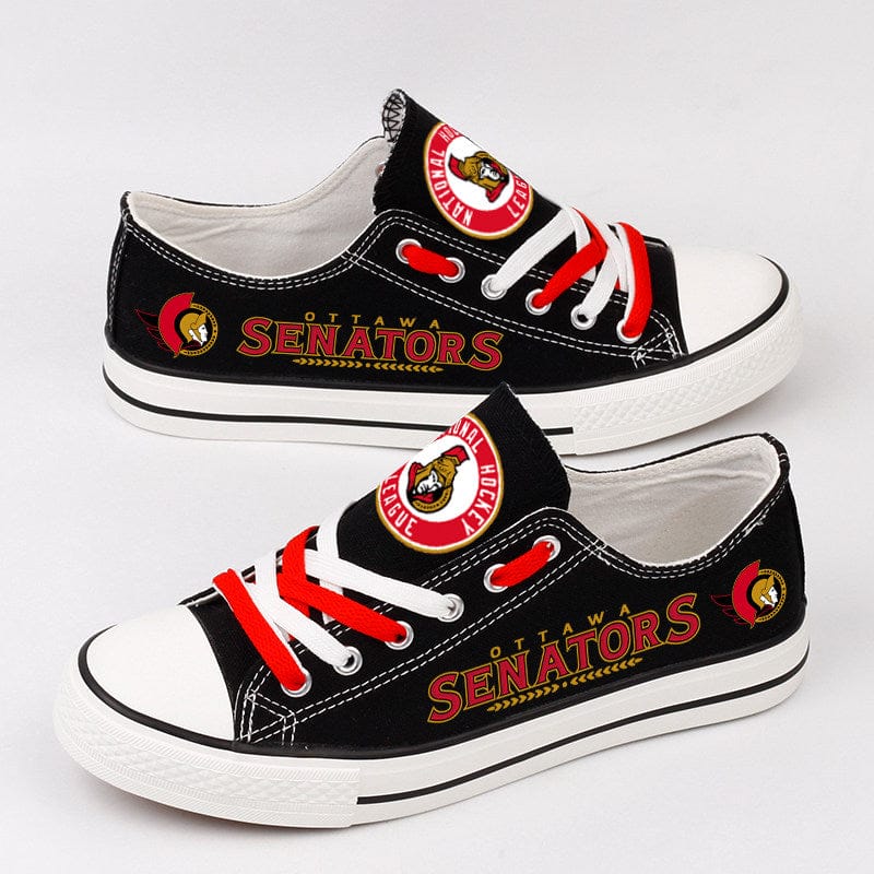 Ottawa Senators Low Top Canvas Sport Sneakers Shoes For Men Women Fans - Image 3