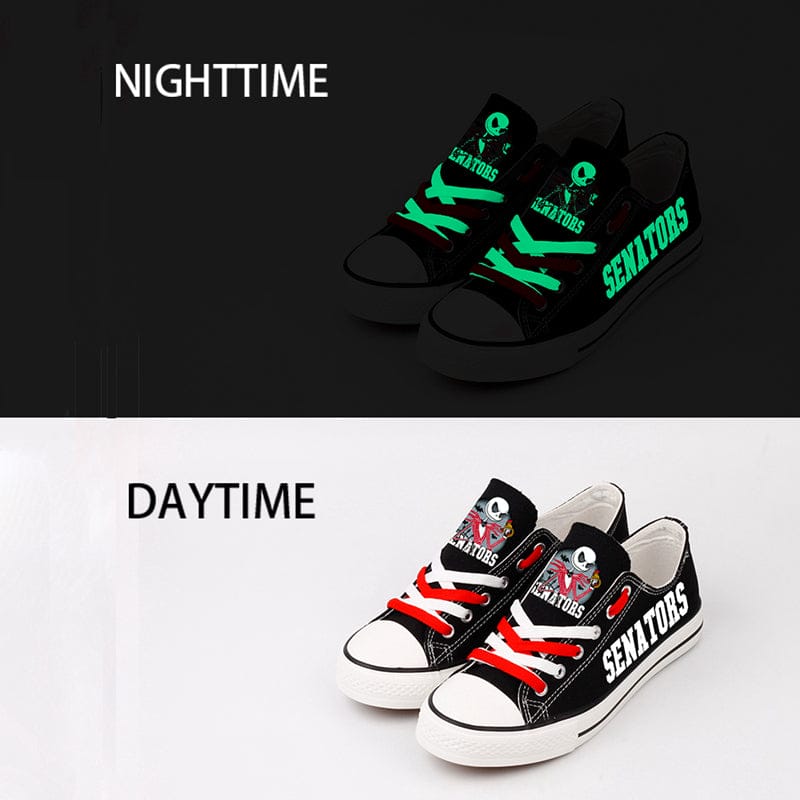 Alternative view of Ottawa Senators Low Top Canvas Sport Sneakers Shoes For Men Women Fans
