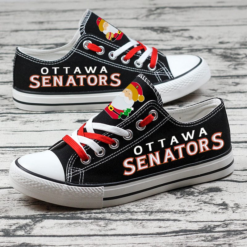 Ottawa Senators Low Top Canvas Sport Sneakers Shoes For Men Women Fans - Image 3