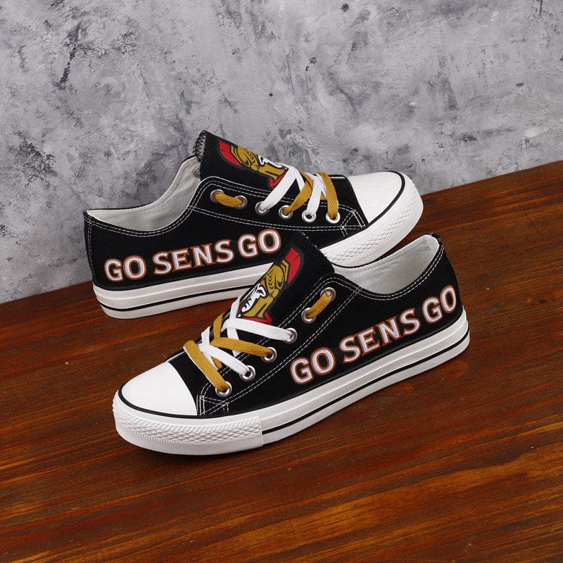 Ottawa Senators Low Top Canvas Sport Sneakers Shoes For Men Women Fans - Image 4