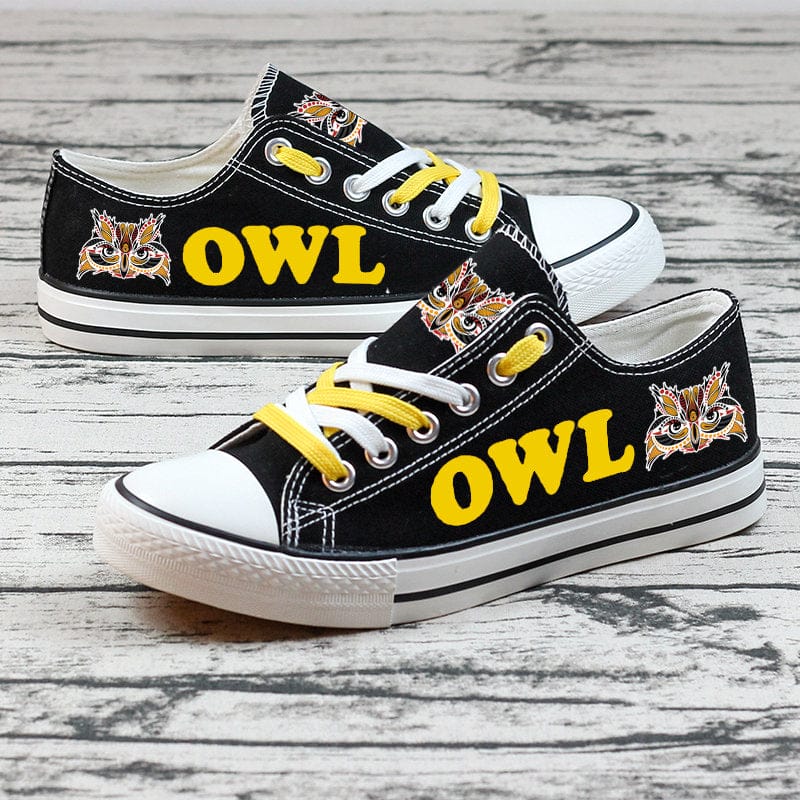Alternative view of Owl Canvas Sneakers Shoes For Men Women Fans