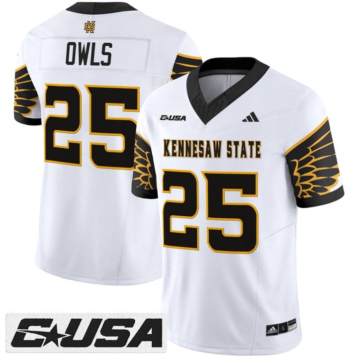 Alternative view of Owls Jersey #25 Kennesaw State Owls 2025 Vapor Limited Stitched
