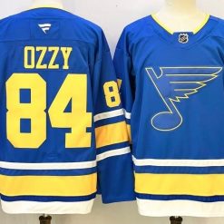 Ozzy Jersey #84 St. Louis Blues Premium Stitched Blue