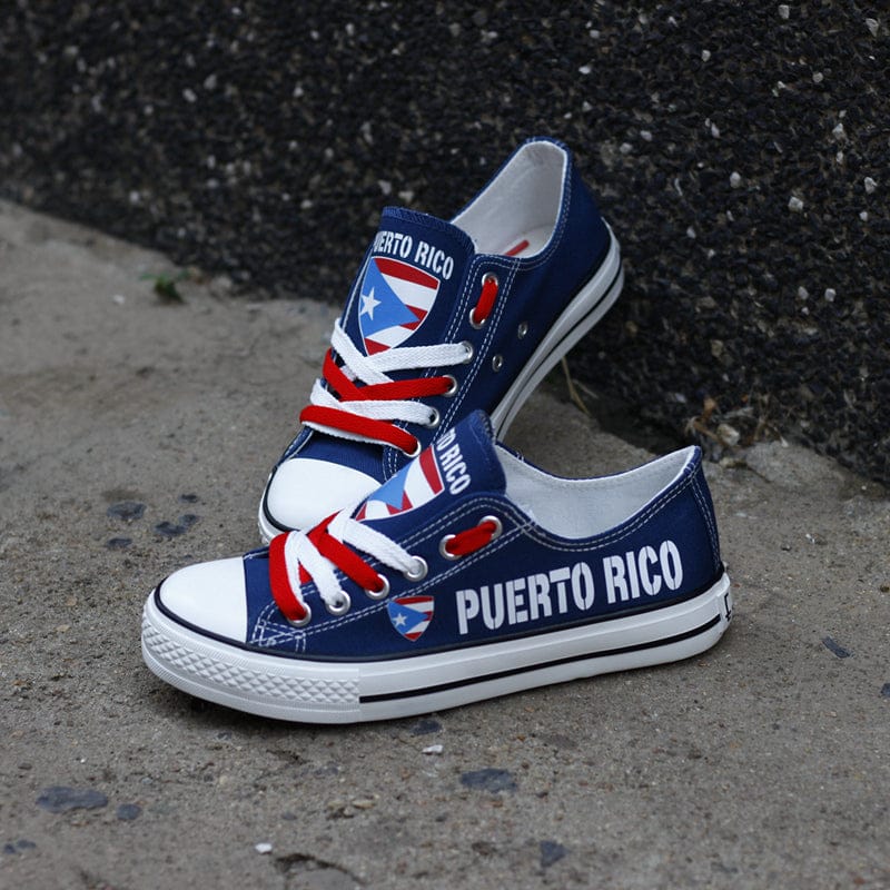 Alternative view of PUERTO RICO Canvas Sneakers Shoes For Men Women Fans