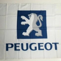 Peugeot Banner Flag Car Convertible Sedan Hatch Auto Mechanic Workshop Man Cave 3x5ft