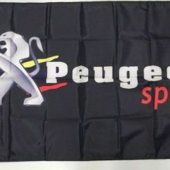 Peugeot Sport Flag Car Convertible Sedan Mechanic Workshop Man Cave 3x5ft
