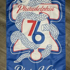 Philadelphia 76ers Flag 3x5 ft Vertical Sports Basketball Banner Man-Cave Vertical