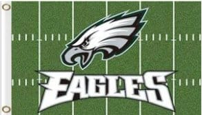 Philadelphia Eagles Green Flag 3X5 Ft Polyester Banner USA 90x150cm