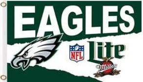 Philadelphia Eagles Lite Flag 3X5 Ft Polyester Banner USA 90x150cm