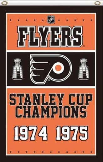 Philadelphia Flyers Champions Flag 3X5Ft Polyester Digital Print Banner USA