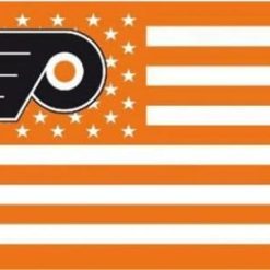 Philadelphia Flyers Star US Flag 3X5Ft Polyester Digital Print Banner USA