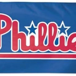 Philadelphia Phillies Logo US flag 3X5Ft Banner USA Polyester with Brass Grommets