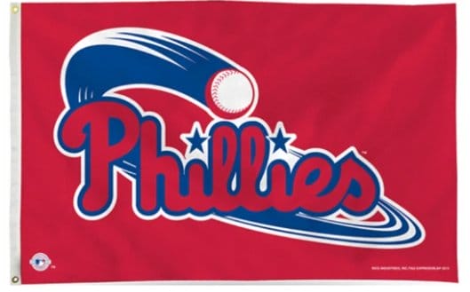 Philadelphia Phillies Logo flag 3X5Ft Banner USA Polyester with Brass Grommets